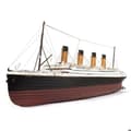 Miniatyrbild 1 av 6: Modellbåt i trä: RMS Titanic