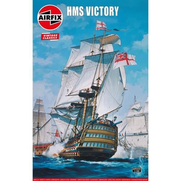 Fartygsmodell - AIRFIX - HMS Victory 1765 1:180 - Blandat - Från 15 år - Barn - Utomhus