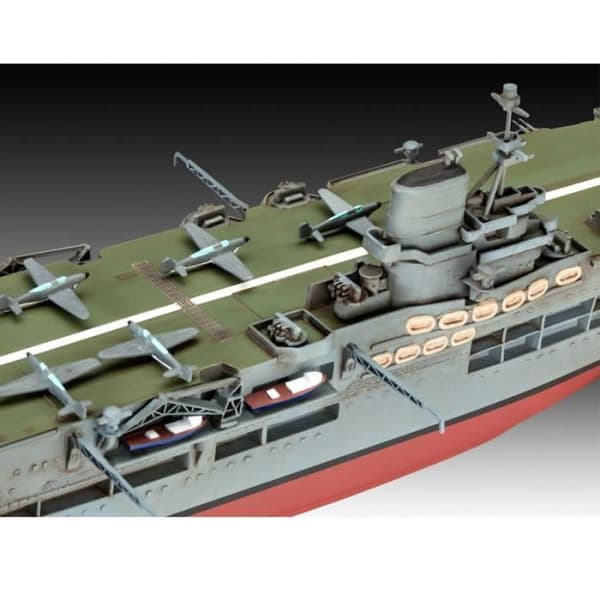 Båtmodeller - Revell - HMS Ark Royal & Tribal Class Destroyer - 110 stycken - Unik färg