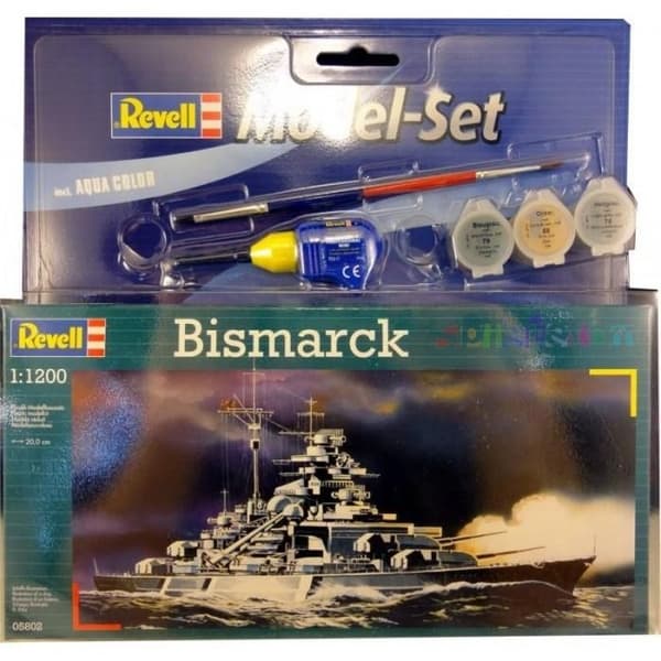 Maquette båt : Modellset : Bismarck