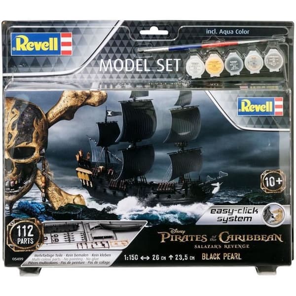 REVELL Model Set Easy-Click Boats Black Pearl 65499