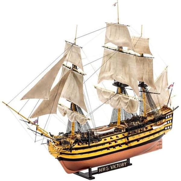 REVELL BATTLE OF TRAFALGAR Presentset modellsats för att bygga, limma och måla, med tillbehör