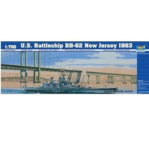 Modellbåt: Slagskepp US BB-62 New Jersey ...