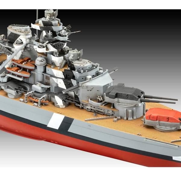 Maquette - REVELL - Bismarck - 1:700 och 1:1200 - Exakta detaljer - Inkluderar tillbehör