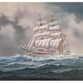 Miniatyrbild 3 av 5: Maquette båt : Modellset : Gorch Fock