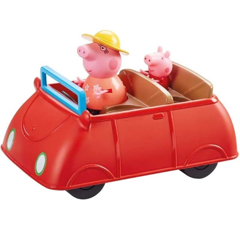 peppa gris peppa pig peppas store rode bil cdon