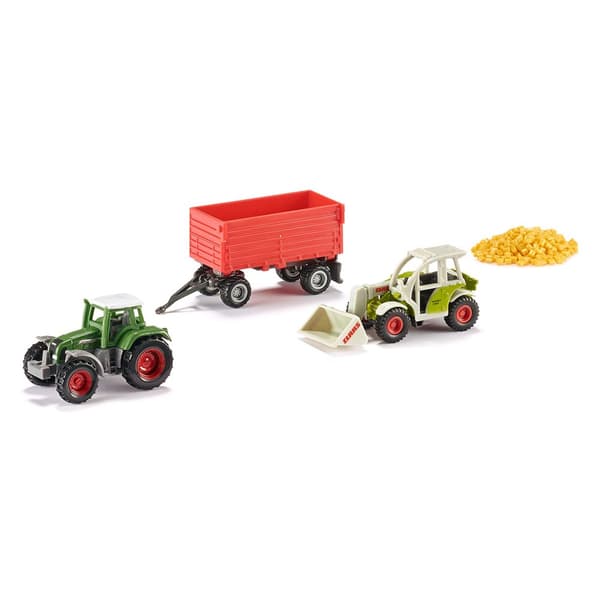 Jordbruksfordon med tillbehör 4-pack, Siku
