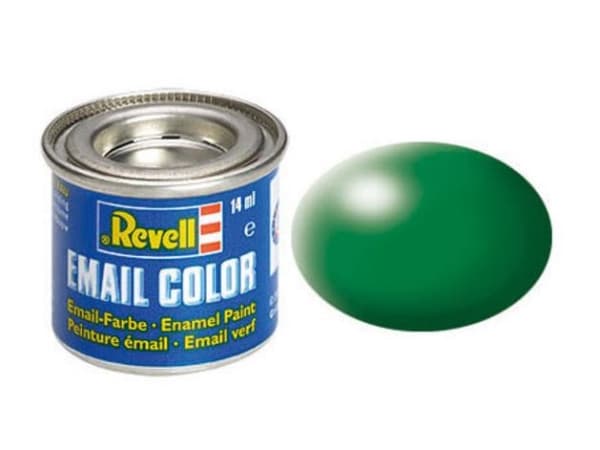Revell Leaf green, silk RAL 6001 14 ml-tin, Grønn, 1 stykker Grønn
