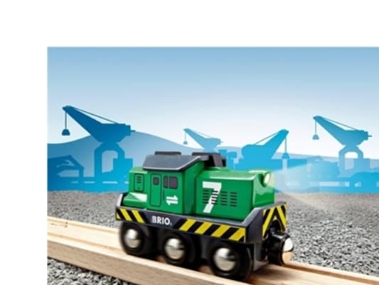 BRIO 33214 Tavaraveturi, akkukäyttöinen