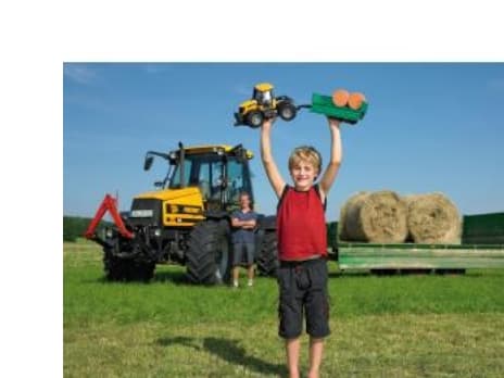 Bruder Tipping trailer with removable top toy