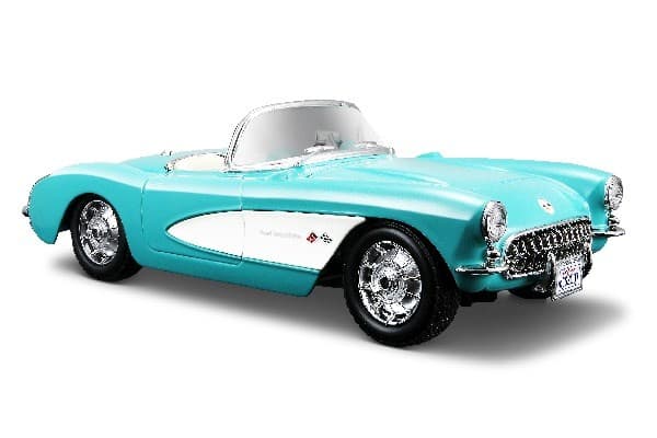 MAISTO DIE CAST bilmodell 1:24 1957 Chevrolet corvette, 31275
