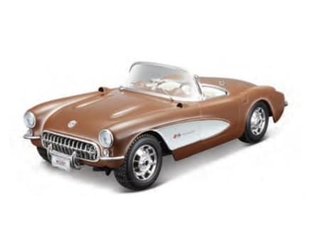 MAISTO DIE CAST bilmodell 1:24 1957 Chevrolet corvette, 31275
