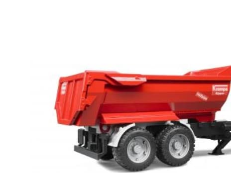 Bruder Krampe Tandem-Halfpipe tipping trailer toy