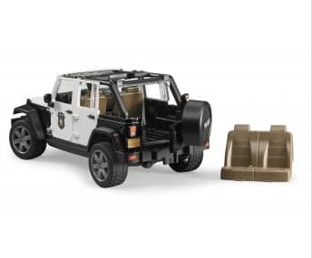 Bruder Jeep Wrangler Rubicon Police vehicle with police officer and accessories toy
