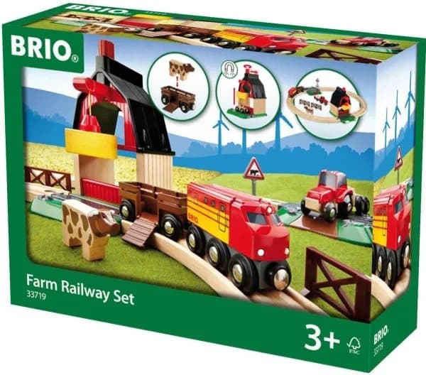 BRIO 33719 Farm Railway Set