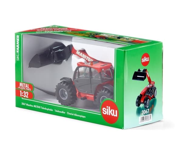 Siku 3067, Loader model, 3 vuosi/vuosia, Metalli, Muovi, Musta, Punainen