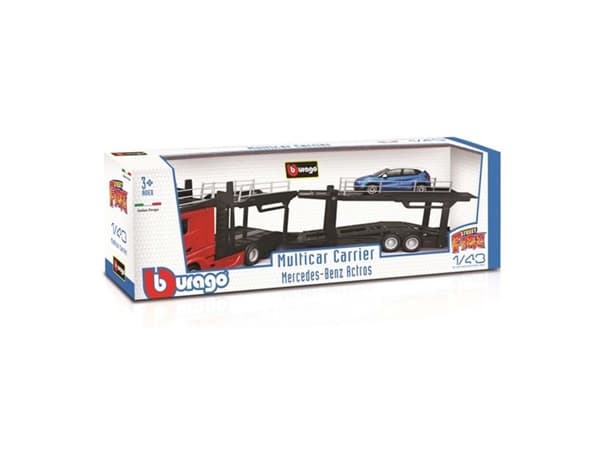 Bburago Bburago 18-31456 1:43 KATUPALO MERCEDES-BENZ ACTROS MULTICAR CARRIER