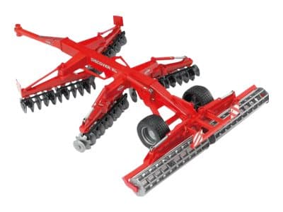 Bruder Kuhn discover XL disc harrow toy Svart, Röd