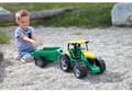 Miniatyrbild 4 av 5: Lena GIGA TRUCKS Tractor with trailer, Traktor, 3 År, Svart, Grön, Grå, Gul