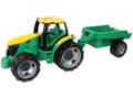 Miniatyrbild 1 av 5: Lena GIGA TRUCKS Tractor with trailer, Traktor, 3 År, Svart, Grön, Grå, Gul
