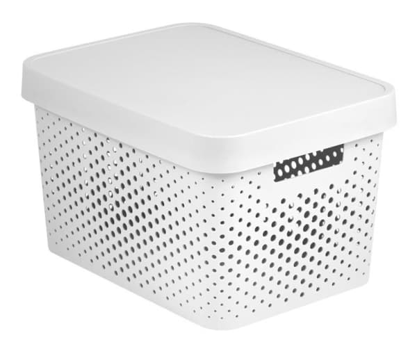 Curver Openwork beholder Curver INFINITY 17L Hvit med lokk