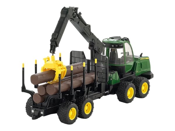 Bruder Professional Series John Deere 1210E Forwarder with 4 Trunks and Grab (02133)