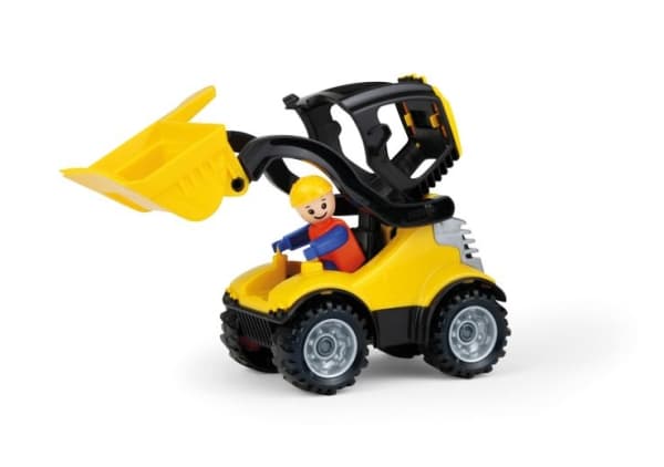 Lena Truckies Earth Mover, Truck, 2 år, Sort, Gult