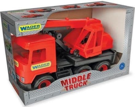 Tigres 32114 Auto Middle Truckconctere Mixer In A Box, Colour-Red, One Size