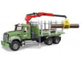 Miniatyrbild 1 av 5: BRUDER MACK Granite Timber truck with 3 trunks, 4 År, ABS synthetics, Multifärg