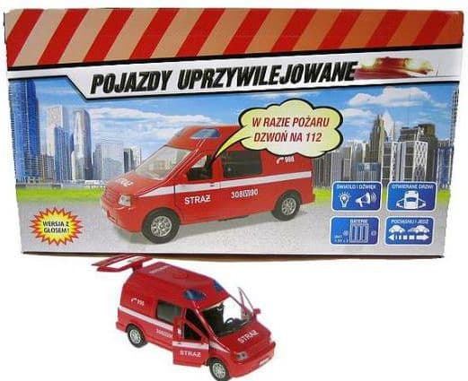 Hipo palokunnan pakettiauto, valo, ääni - HKG077
