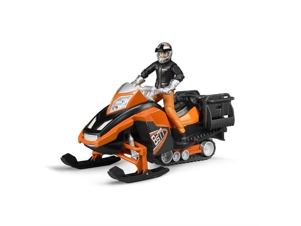 Bruder Snowmobil with driver and accessories toy