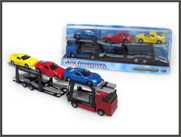 Hipo Auto metal transporter with 3 cars (541756)
