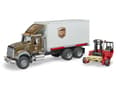 Miniatyrbild 1 av 5: MACK Granite UPS logistics truck with forklift