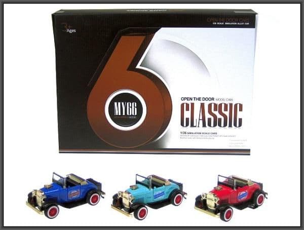 Hipo Auto retro 12 cm lys lyd (HXFC45)
