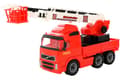Miniatyrbilde 1 av 2: Brandbil med stigevogn på lad 580x195x340mm