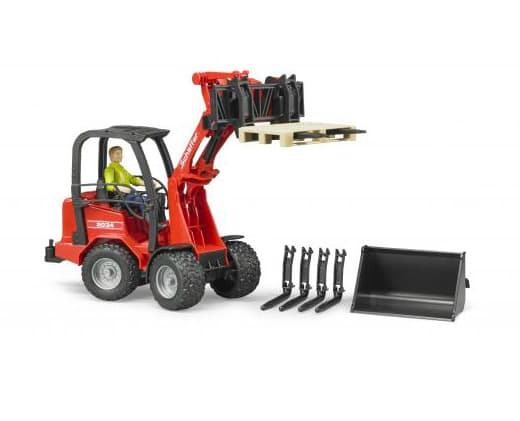 Bruder Schäffer Compact loader 2630 with figure and accessories toy