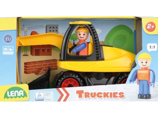 Lena Truckies Excavator, Kaivinkone, Sisä- ja ulkotila, 2 vuosi/vuosia, Musta, Keltainen