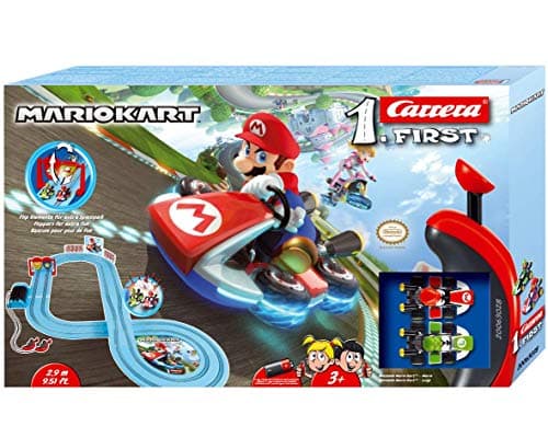 Carrera RC Nintendo Mario Kart, Kjøretøy og banesett, 3 år, Plast, Blå, Grønn, Rød