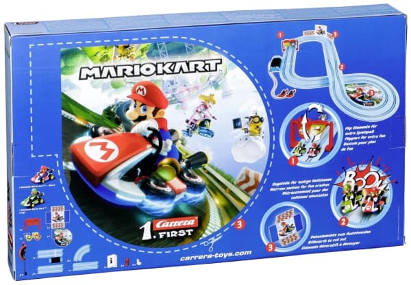 Carrera RC Nintendo Mario Kart, Kjøretøy og banesett, 3 år, Plast, Blå, Grønn, Rød