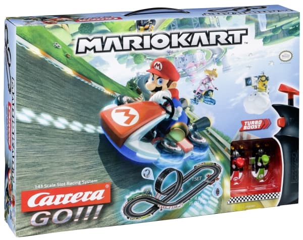 Carrera RC Nintendo Mario Kart 8, Kjøretøy og banesett, 6 år, PU plastikk, Sort, Rød, Grønn