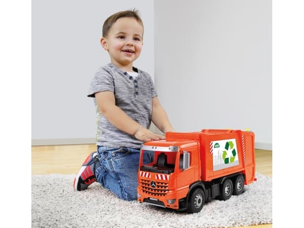 Lena Worxx 04614, Truck/trailer, Garbage truck, 3 år, Plast, Sort, Oransje