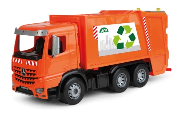Lena Worxx 04614, Truck/trailer, Garbage truck, 3 år, Plast, Sort, Oransje