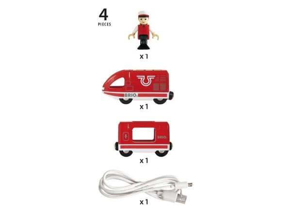 BRIO 33746 Travel Rechargeable Train