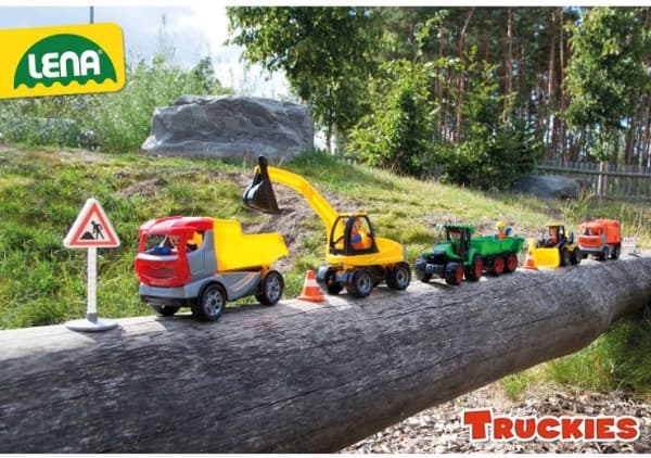 Lena Truckies Tractor, Traktor, 2 År, Plast, Svart, Grön
