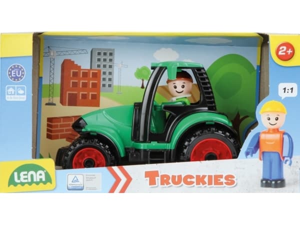 Lena Truckies Tractor, Traktor, 2 År, Plast, Svart, Grön