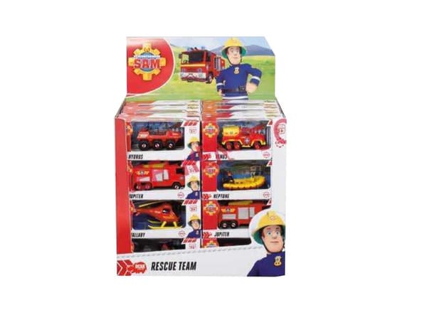Simba Brandman Sam fordon 1:65 32st/disp 9rodz 309-3000