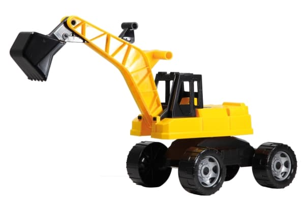 Lena GIGA TRUCKS 02047, Gravemaskin, 2 år, Plast, Sort, Gult