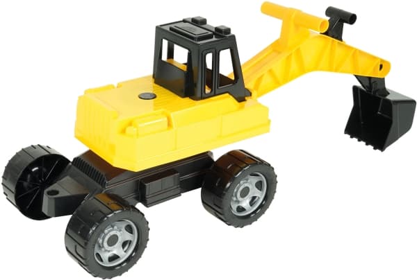 Lena GIGA TRUCKS 02047, Gravemaskin, 2 år, Plast, Sort, Gult