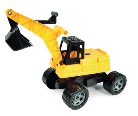 Lena GIGA TRUCKS 02047, Gravemaskin, 2 år, Plast, Sort, Gult