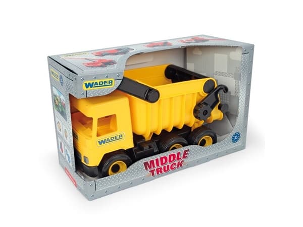 Wader Yellow 38cm Medium Truck in Box